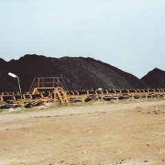 Braunkohletagebauloch VII - heutiger Bergwerksee
